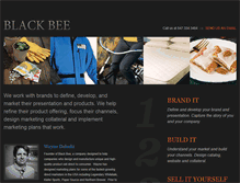 Tablet Screenshot of blackbeemarketing.com